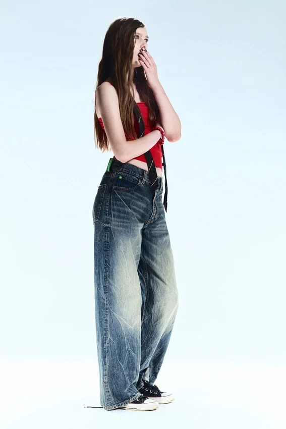 Looser Regular Waist Loose Straight Jeans – Blue Ray – Dark Blue | Cheap Monday Gb Looser Regular Waist Loose Straight Jeans – Blue Ray – Dark Blue | Cheap Monday Gb