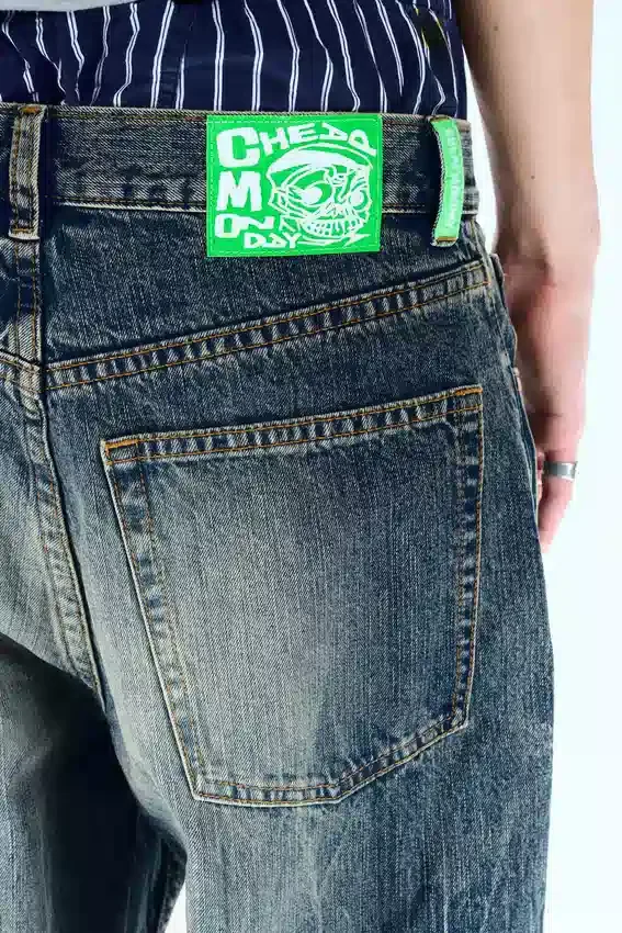 Looser Regular Waist Loose Straight Jeans – Blue Ray – Dark Blue | Cheap Monday Gb Looser Regular Waist Loose Straight Jeans – Blue Ray – Dark Blue | Cheap Monday Gb