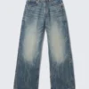 Looser Regular Waist Loose Straight Jeans – Blue Ray – Dark Blue | Cheap Monday Gb Looser Regular Waist Loose Straight Jeans – Blue Ray – Dark Blue | Cheap Monday Gb