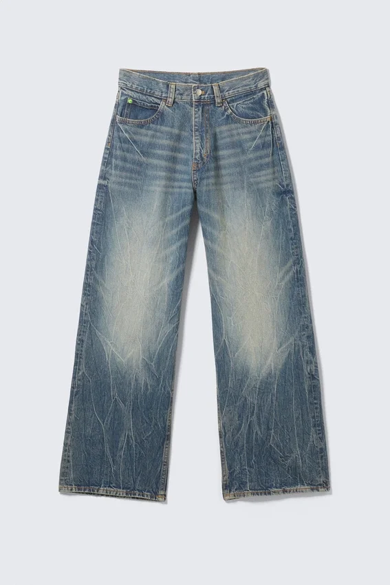 Looser Regular Waist Loose Straight Jeans – Blue Ray – Dark Blue | Cheap Monday Gb Looser Regular Waist Loose Straight Jeans – Blue Ray – Dark Blue | Cheap Monday Gb