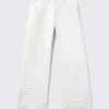 Looser Regular Waist Loose Straight Jeans – Creased White – White | Cheap Monday Gb Looser Regular Waist Loose Straight Jeans – Creased White – White | Cheap Monday Gb