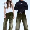 Looser Regular Waist Loose Straight Jeans – Deep Green – Khaki Green | Cheap Monday Gb Looser Regular Waist Loose Straight Jeans – Deep Green – Khaki Green | Cheap Monday Gb