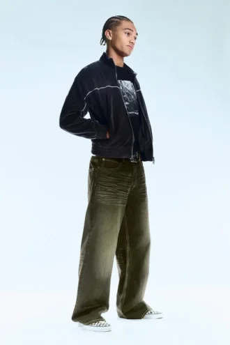 Looser Regular Waist Loose Straight Jeans – Deep Green – Khaki Green | Cheap Monday Gb Looser Regular Waist Loose Straight Jeans – Deep Green – Khaki Green | Cheap Monday Gb