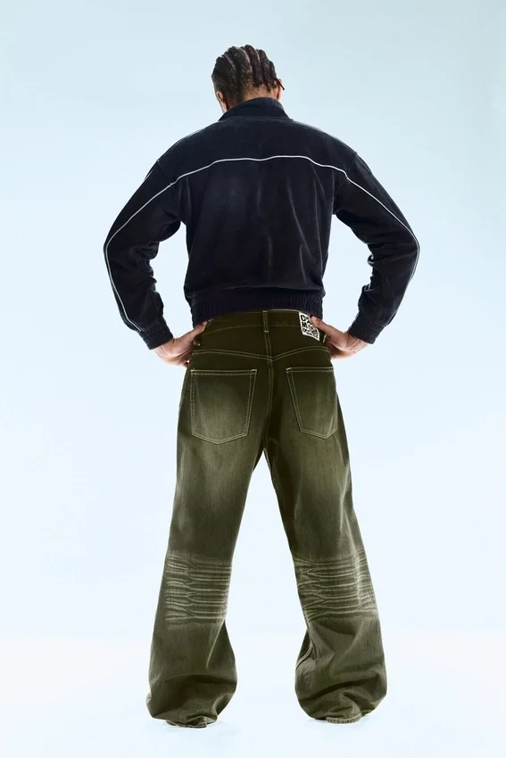 Looser Regular Waist Loose Straight Jeans – Deep Green – Khaki Green | Cheap Monday Gb Looser Regular Waist Loose Straight Jeans – Deep Green – Khaki Green | Cheap Monday Gb