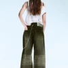 Looser Regular Waist Loose Straight Jeans – Deep Green – Khaki Green | Cheap Monday Gb Looser Regular Waist Loose Straight Jeans – Deep Green – Khaki Green | Cheap Monday Gb