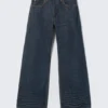 Looser Regular Waist Loose Straight Jeans – Extra Blue Rinse – Medium Blue | Cheap Monday Gb