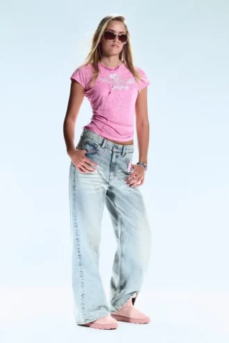 Looser Regular Waist Loose Straight Jeans – Light Blue | Cheap Monday Gb Looser Regular Waist Loose Straight Jeans – Light Blue | Cheap Monday Gb
