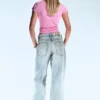 Looser Regular Waist Loose Straight Jeans – Light Blue | Cheap Monday Gb Looser Regular Waist Loose Straight Jeans – Light Blue | Cheap Monday Gb