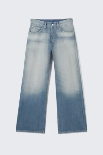 Looser Regular Waist Loose Straight Jeans – Whiped Blue | Cheap Monday Gb Looser Regular Waist Loose Straight Jeans – Whiped Blue | Cheap Monday Gb