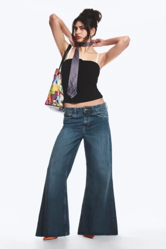 Loosy Lucie Low Rise Regular Flared Jeans – Tide Blue – Medium Blue | Cheap Monday Gb Loosy Lucie Low Rise Regular Flared Jeans – Tide Blue – Medium Blue | Cheap Monday Gb
