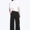 Low Flared Suit Trousers – Black Low Flared Suit Trousers – Black
