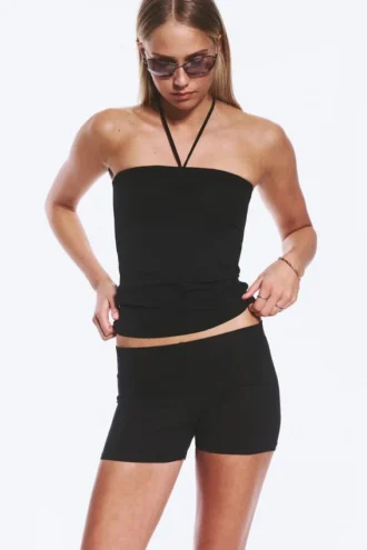 Low Jersey Hotpants – Black