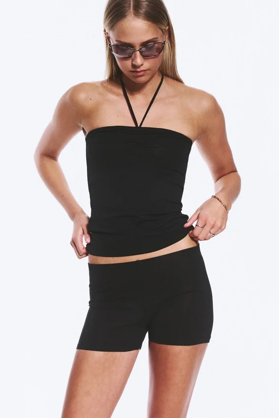 Low Jersey Hotpants – Black Low Jersey Hotpants – Black