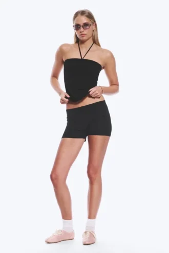 Low Jersey Hotpants – Black
