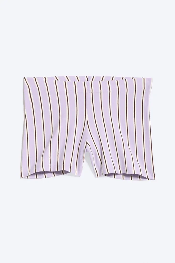Low Jersey Hotpants – Purple Stripe Low Jersey Hotpants – Purple Stripe