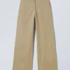 Low Loose Chino Trousers – Dusty Beige Low Loose Chino Trousers – Dusty Beige