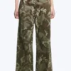 Low Rise Baggy Ripstop Trousers – Khaki Green – Camo Low Rise Baggy Ripstop Trousers – Khaki Green – Camo