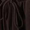 Low Rise Barrel Leg Sweatpants – Dark Brown Low Rise Barrel Leg Sweatpants – Dark Brown
