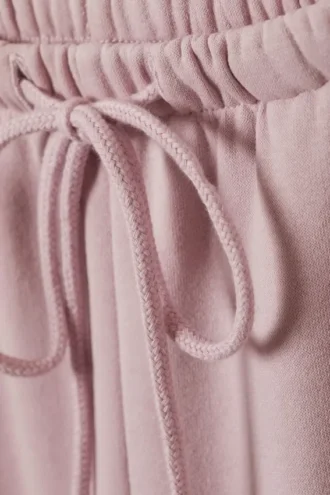 Low Rise Barrel Leg Sweatpants – Light Dusty Pink