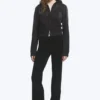 Low Rise Bootcut Jersey Trousers – Black Low Rise Bootcut Jersey Trousers – Black