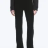 Low Rise Bootcut Jersey Trousers – Black Low Rise Bootcut Jersey Trousers – Black