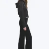 Low Rise Bootcut Jersey Trousers – Black Low Rise Bootcut Jersey Trousers – Black