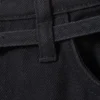 Low Rise Cargo Cotton Twill Jorts – Black Low Rise Cargo Cotton Twill Jorts – Black