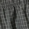 Low Rise Cotton Shorts – Checked Dark Mole Low Rise Cotton Shorts – Checked Dark Mole