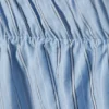 Low Rise Cotton Shorts – Striped Light Blue Low Rise Cotton Shorts – Striped Light Blue