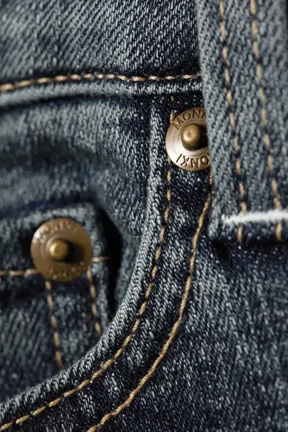 Low Rise Curve Yoke Flared Jeans – Desert Blue – Dark Blue Low Rise Curve Yoke Flared Jeans – Desert Blue – Dark Blue