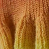 Low Rise Dip-Dye Knitted Mini Shorts – Orange & Yellow Low Rise Dip-Dye Knitted Mini Shorts – Orange & Yellow