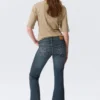 Low Rise Embellished Flared Jeans – Embellished Blue – Dark Blue Low Rise Embellished Flared Jeans – Embellished Blue – Dark Blue