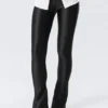 Low Rise Flared Stretch Trousers – Black Low Rise Flared Stretch Trousers – Black