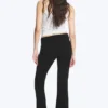 Low Rise Flared Suit Trousers – Black Low Rise Flared Suit Trousers – Black