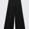 Low-Rise Flared Suiting Trousers – Black Low-Rise Flared Suiting Trousers – Black