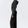 Low-Rise Flared Suiting Trousers – Black Low-Rise Flared Suiting Trousers – Black