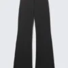 Low-Rise Flared Suiting Trousers – Black Low-Rise Flared Suiting Trousers – Black