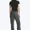 Low Rise Loose Bootcut Trousers – Dark Grey Low Rise Loose Bootcut Trousers – Dark Grey