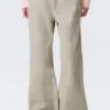 Low Rise Loose Bootcut Trousers – Light Mole Low Rise Loose Bootcut Trousers – Light Mole