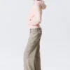 Low Rise Loose Bootcut Trousers – Light Mole Low Rise Loose Bootcut Trousers – Light Mole