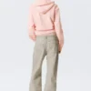 Low Rise Loose Bootcut Trousers – Light Mole Low Rise Loose Bootcut Trousers – Light Mole