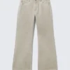 Low Rise Loose Bootcut Trousers – Light Mole Low Rise Loose Bootcut Trousers – Light Mole