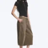 Low Rise Loose Cropped Trousers – Dark Mole Low Rise Loose Cropped Trousers – Dark Mole