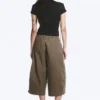 Low Rise Loose Cropped Trousers – Dark Mole Low Rise Loose Cropped Trousers – Dark Mole