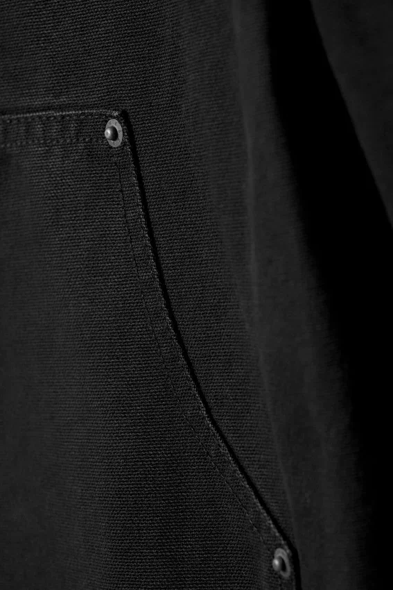 Low Rise Loose Fit Workwear Trousers – Black Low Rise Loose Fit Workwear Trousers – Black