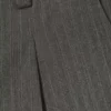 Low Rise Loose Pleated Suiting Shorts – Dark Grey – Herringbone Low Rise Loose Pleated Suiting Shorts – Dark Grey – Herringbone