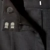 Low Rise Loose Pleated Suiting Trousers – Dark Grey Melange Low Rise Loose Pleated Suiting Trousers – Dark Grey Melange