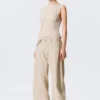 Low Rise Loose Studded Balloon Trousers – Beige Low Rise Loose Studded Balloon Trousers – Beige