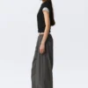 Low Rise Loose Wide Leg Track Trousers – Dark Grey Low Rise Loose Wide Leg Track Trousers – Dark Grey