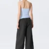 Low Rise Pull-On Ripstop Trousers – Dark Grey Low Rise Pull-On Ripstop Trousers – Dark Grey